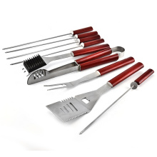 High Quality 304 Stainless Steel Portable Bbq Accessories Tools Custom Bbq Tool Set